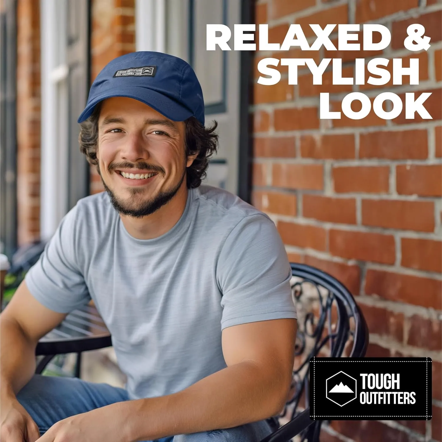 5 Panel Hat for Men - Stylish Baseball Cap, Camp Hat for Women, Casual Trucker Hat & Stylish Running Hat for Sun Protection