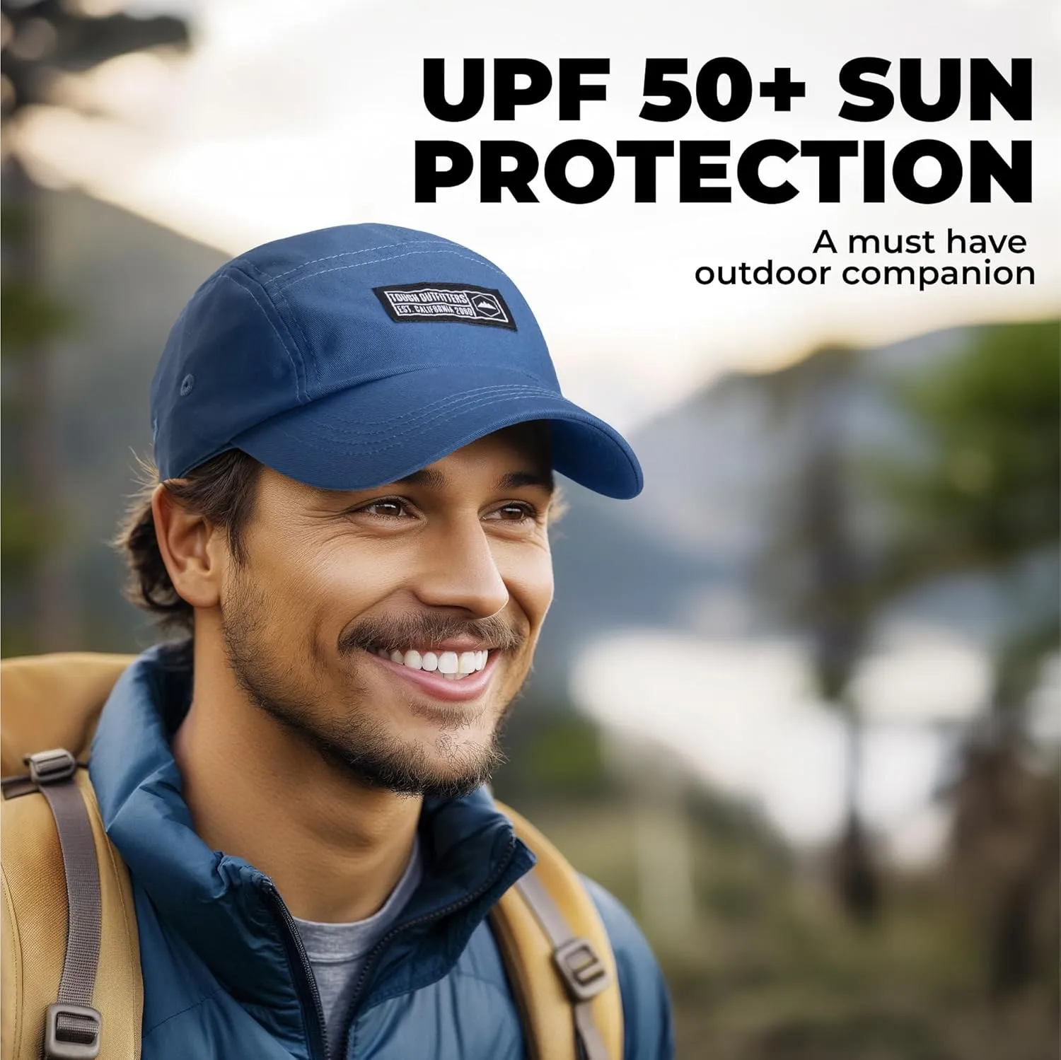 5 Panel Hat for Men - Stylish Baseball Cap, Camp Hat for Women, Casual Trucker Hat & Stylish Running Hat for Sun Protection
