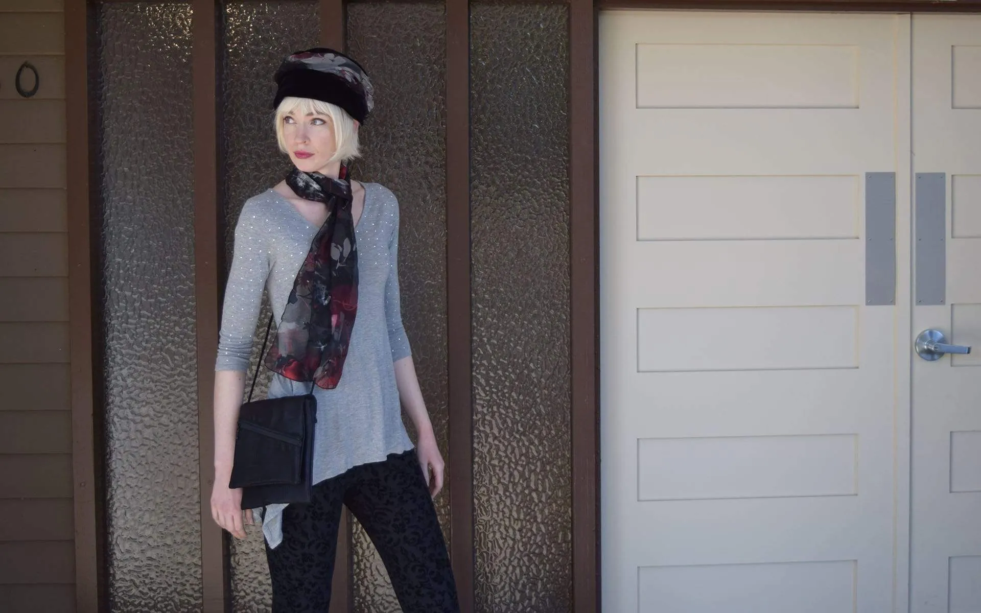 Ana Cloche Hat Style - Velvet in Black with Silk Ruching (Limited Availability)