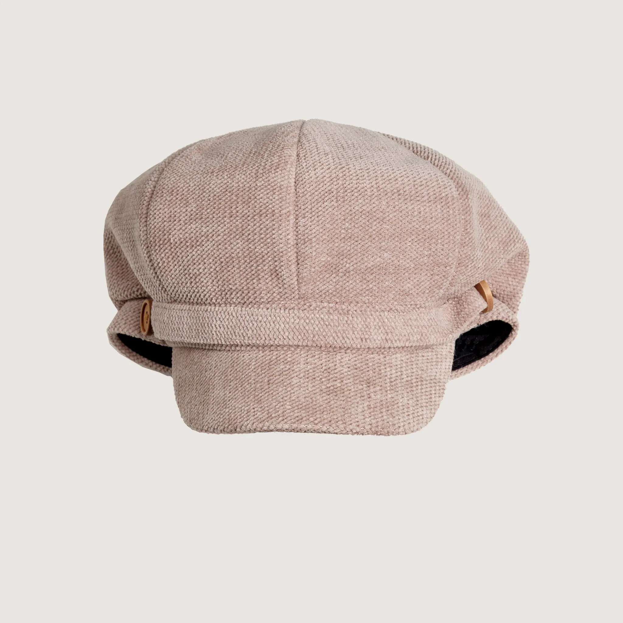 Classic Chenille Newsboy Cap