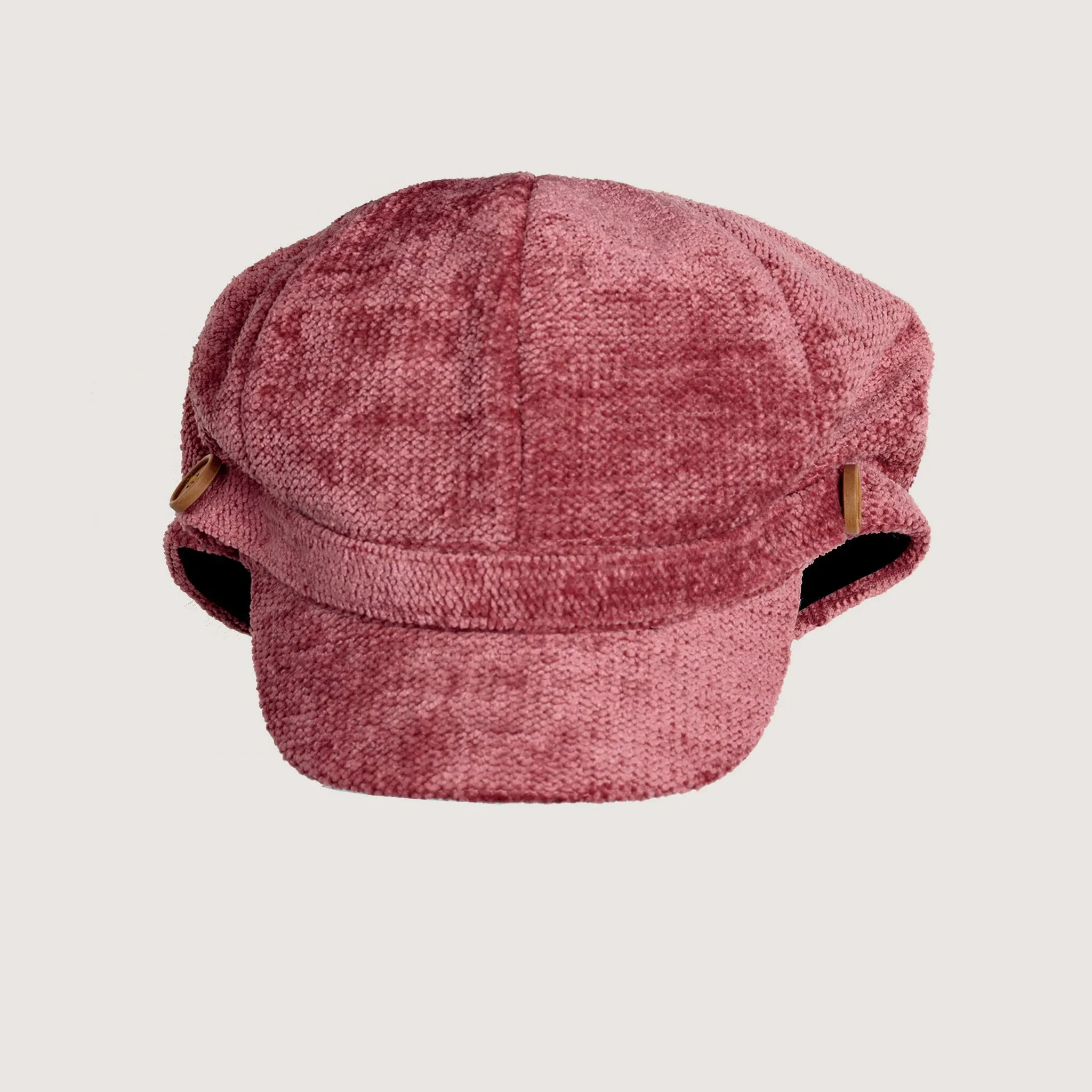 Classic Chenille Newsboy Cap