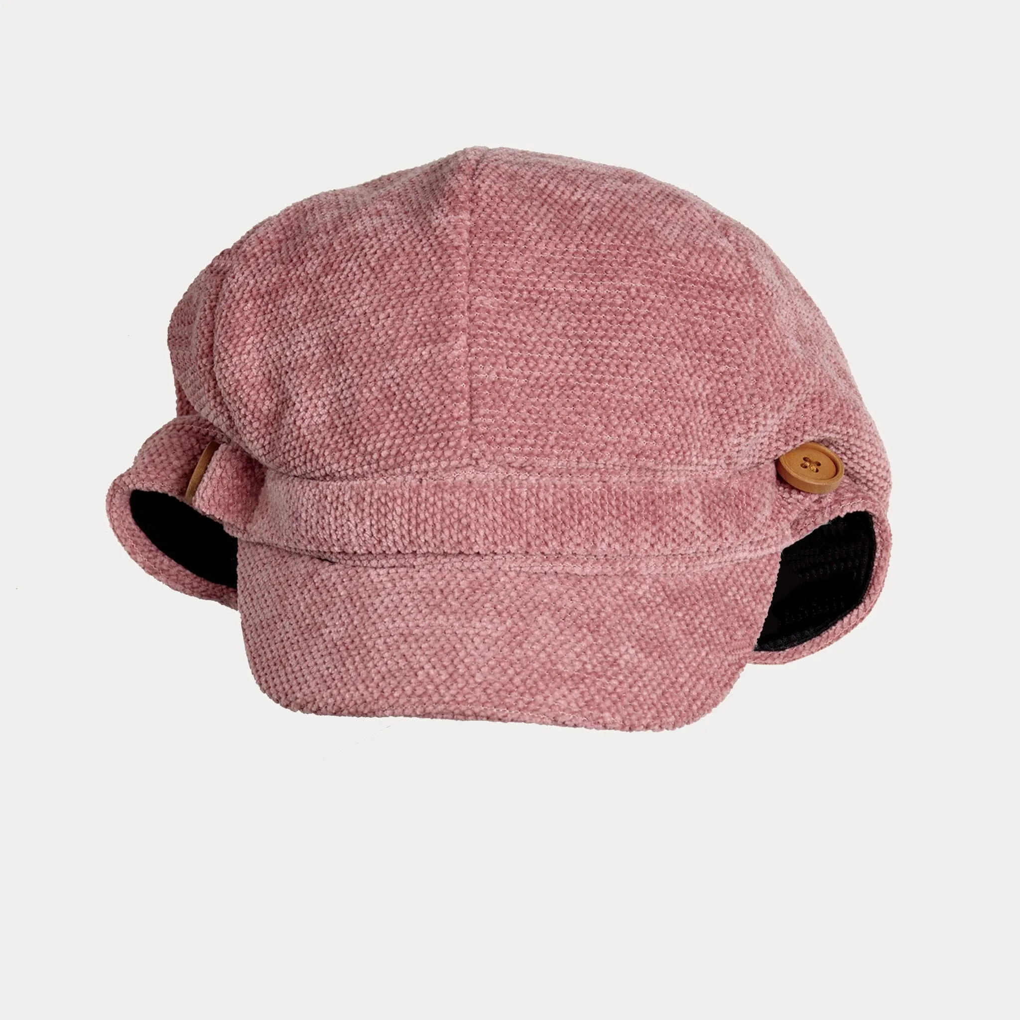 Classic Chenille Newsboy Cap