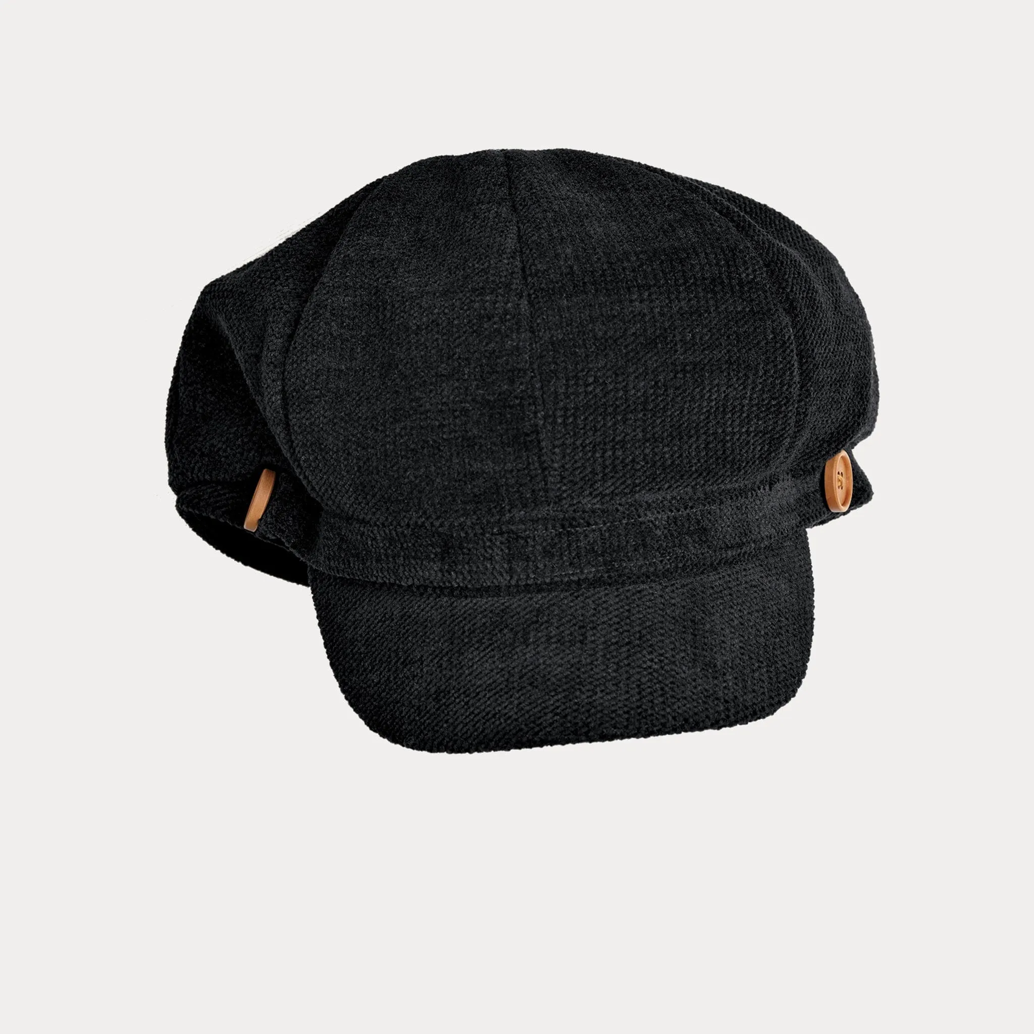 Classic Chenille Newsboy Cap