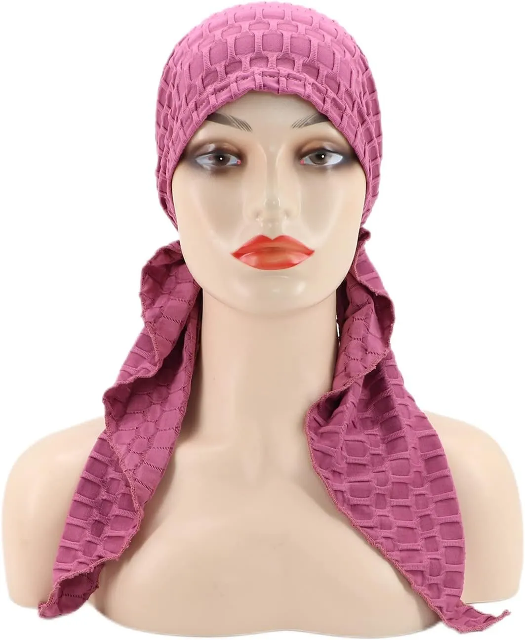Coolwife Womens Chemo Cancer Turbans Cap Pre-Tied Hair Cover Wrap Hats Sleep Scarf Headwrap