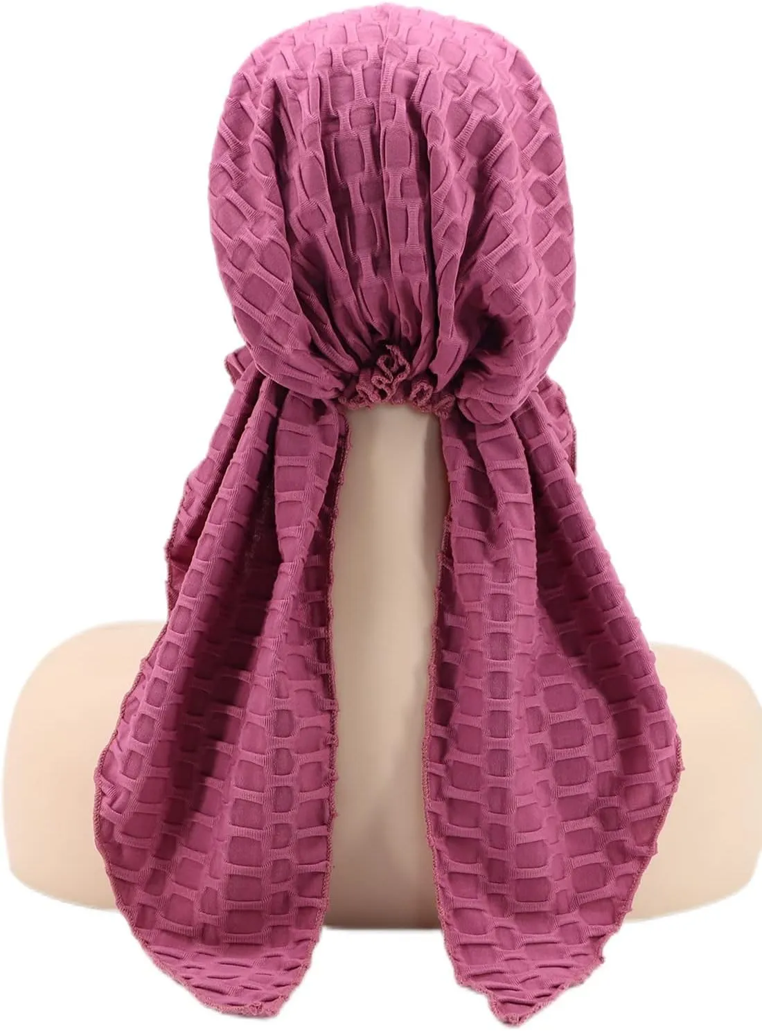 Coolwife Womens Chemo Cancer Turbans Cap Pre-Tied Hair Cover Wrap Hats Sleep Scarf Headwrap