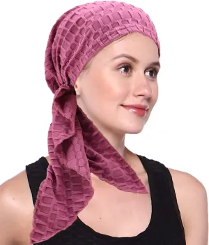 Coolwife Womens Chemo Cancer Turbans Cap Pre-Tied Hair Cover Wrap Hats Sleep Scarf Headwrap