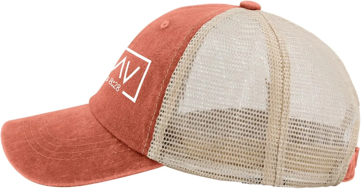 Dad Hat God is Greater Than The Highs and Lows Hat Trucker Hat Women Trendy Mesh Cap for Summer