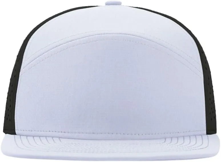 FASHIXD Mesh Snapback Cap for Men Flat Brim Baseball Cap Breathable Golf Hat Adujustable