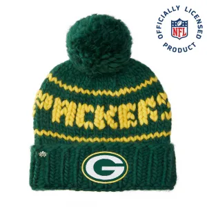 GREEN BAY PACKERS LELE SADOUGHI X NFL FOREST GREEN BEANIE YARN POM