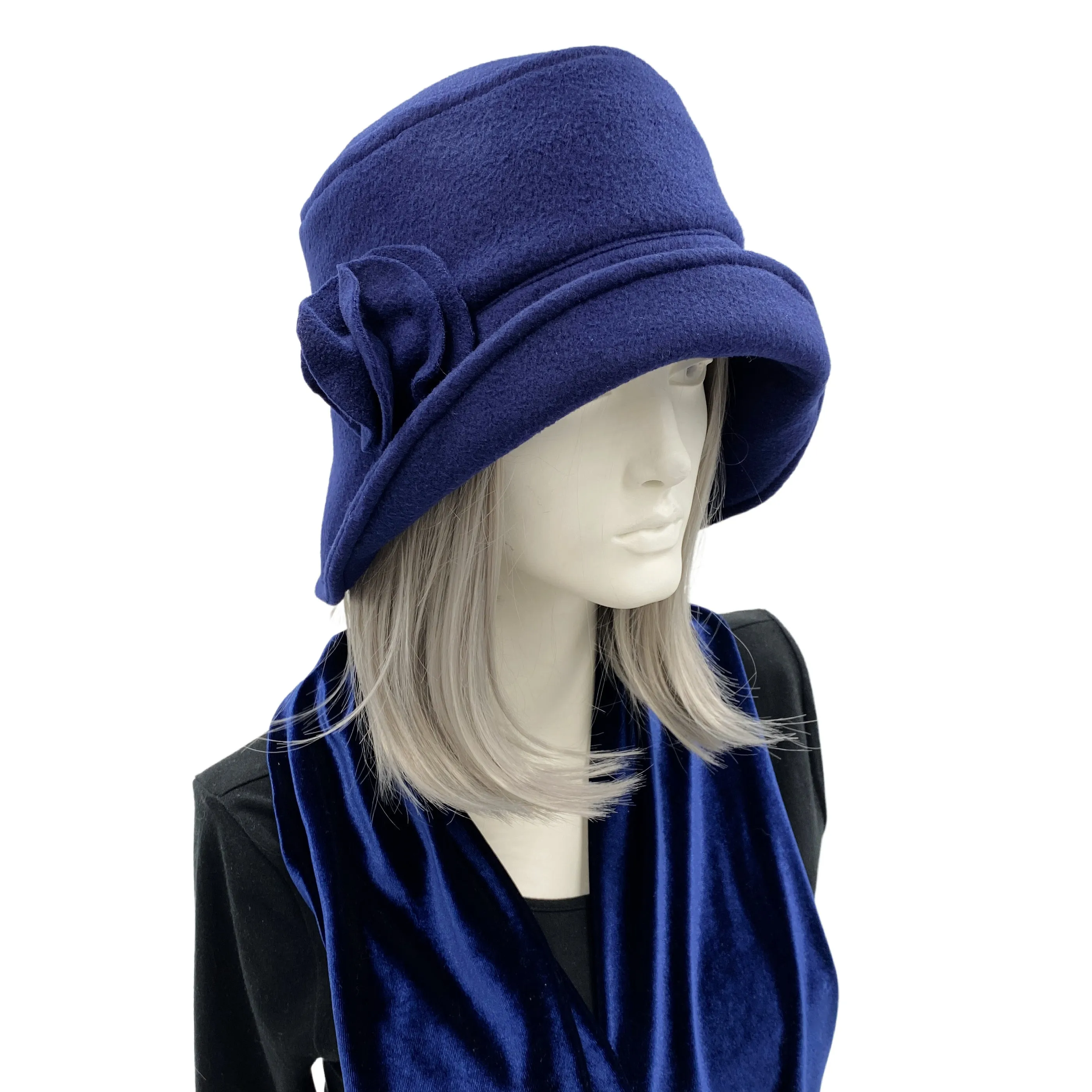 Ladies Winter Fleece Hat | The Eleanor Cloche