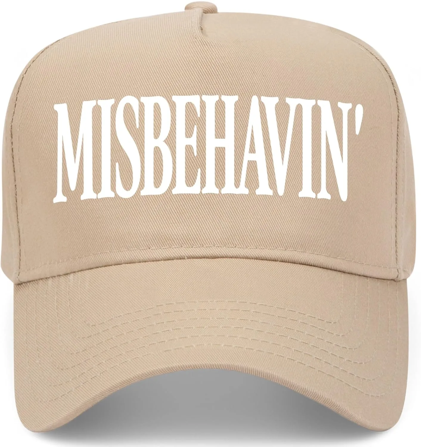 Misbehavin' Vintage Trucker Hat | Premium Snapback Baseball Hat for Men & Women
