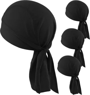 OutdoorEssentials Cooling Helmet Liner - Motorcycle Headwraps for Men - Do Rag Bandanas for Men - Bandana Skull Cap Biker Cap