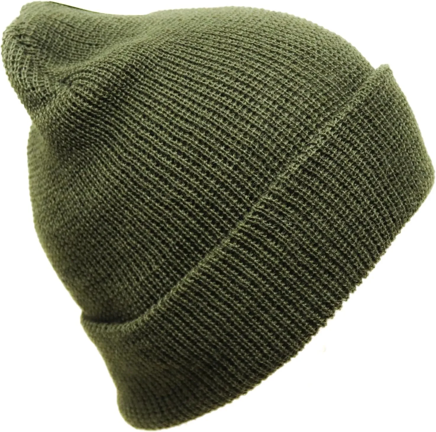 Warm Winter Watch Cap 100% Wool Beanie Made in USA to Military Specifications